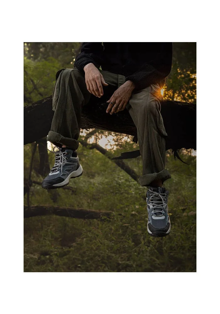 Bacca Bucci Steel Grey Stompster Adventure Boots for Men | Best Price UAE